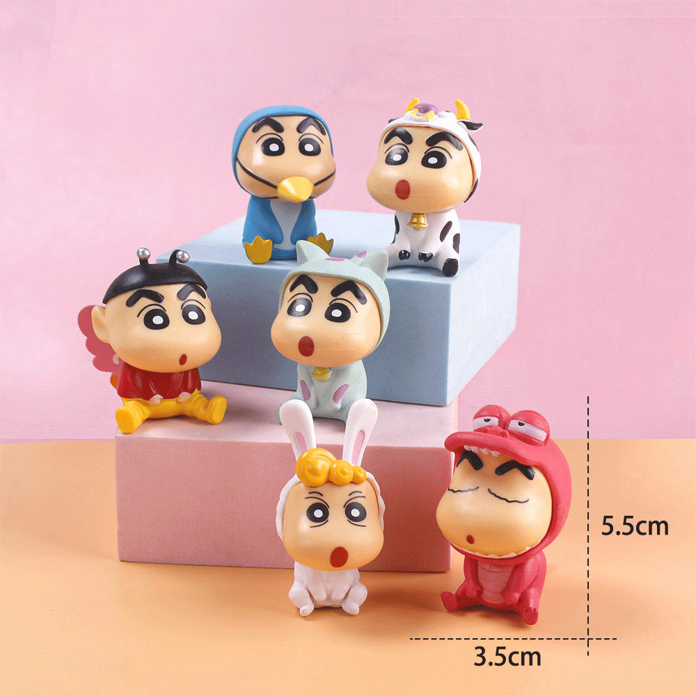 Shinchan Cute Figure (Set of 6)