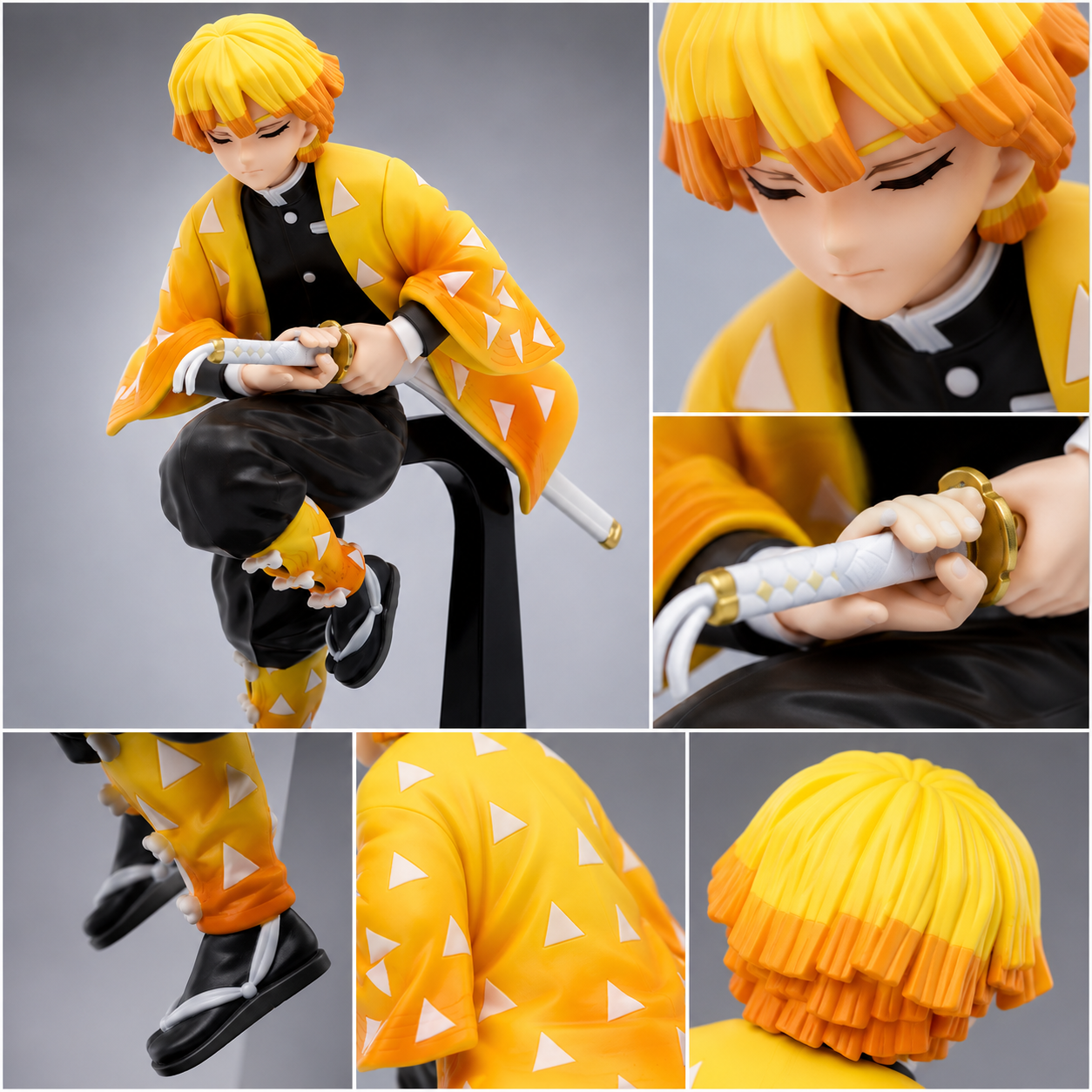 Demon Slayer Zenitsu Total Concentration Breathing Pose