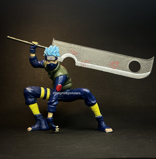 Kakashi wielding the Executioner’s Blade Action Figure