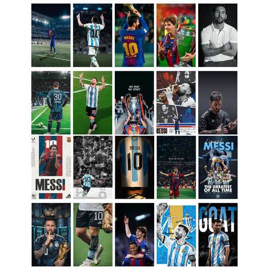 Poster - Lionel Messi GOAT (A5) - Pack of 20