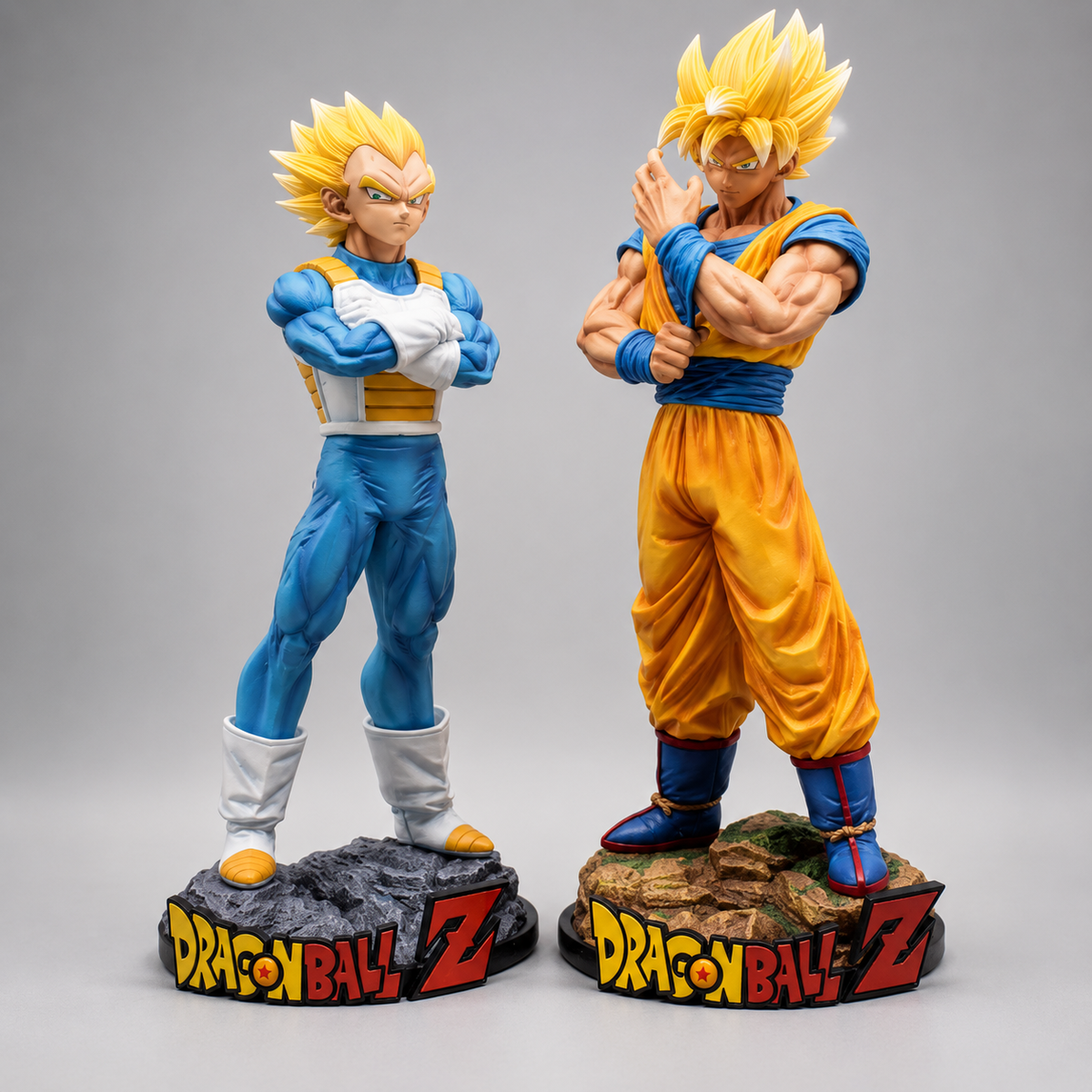 DBZ Super Saiyan Goku & Vegeta – Rival Warriors Figure Set