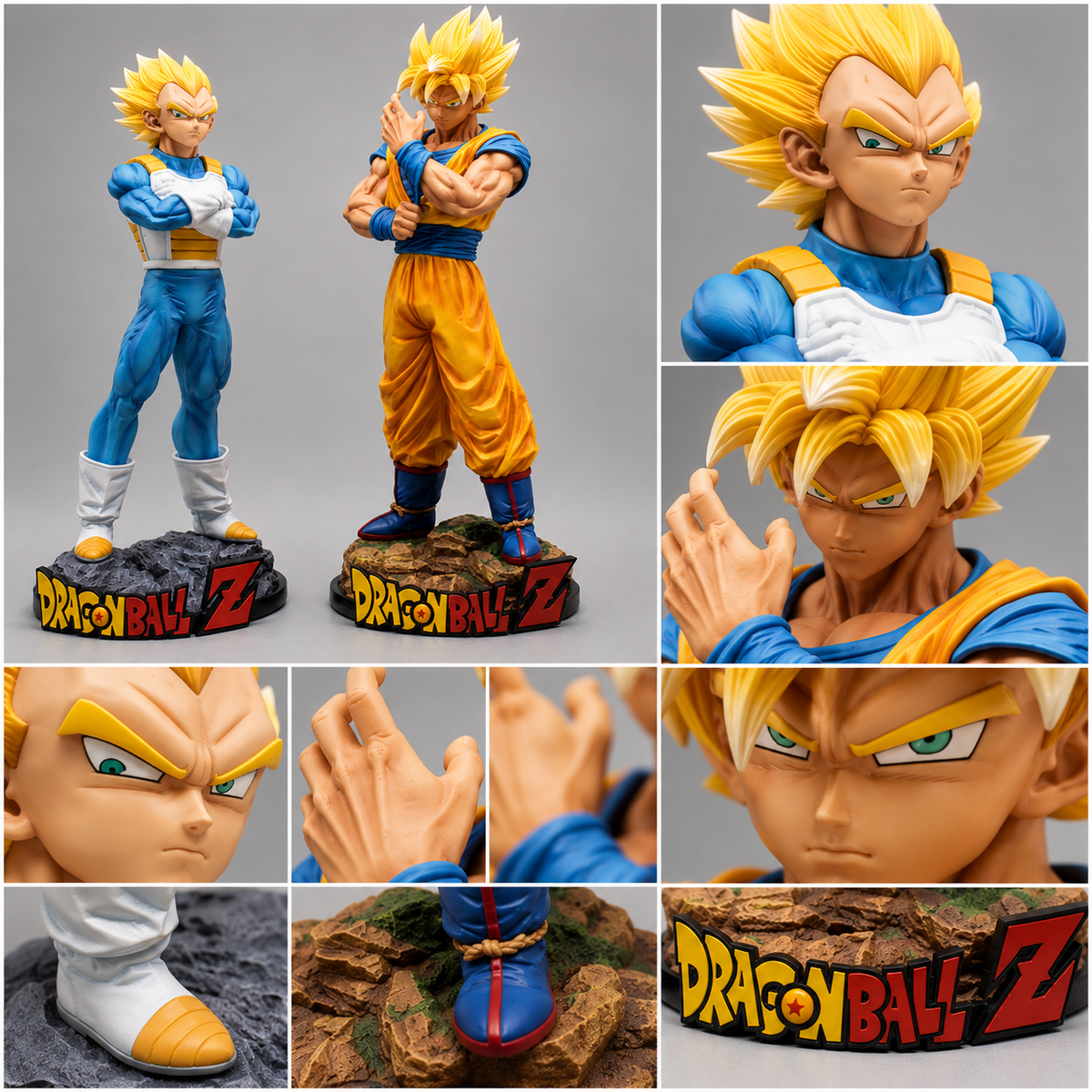 DBZ Super Saiyan Goku & Vegeta – Rival Warriors Figure Set
