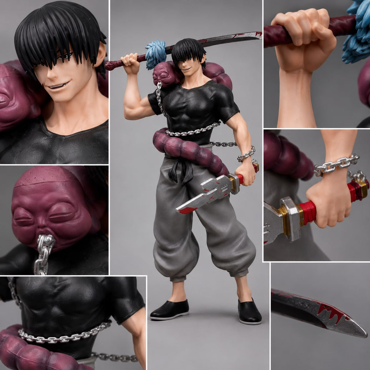 #A3 JJK The Sorcerer Killer: Toji Fushiguro Cursed Tool Master Display Figure